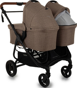 Детская коляска для двойни Valco baby Snap Duo Trend 2 в 1 Коричневый (Cappuccino)