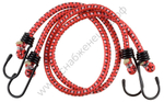 STAYER 120 см, d 7 мм, резиновый, со стальными крюками, 2 шт, крепежный шнур (40505-120)