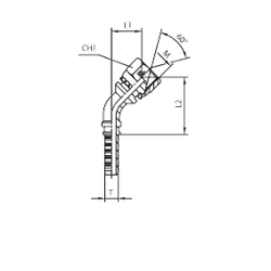 Фитинг DN 20 DKM (Г) 26x1.5 (45)