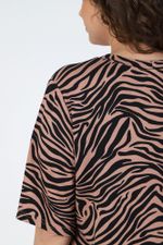 Футболка Кутюр Виотекс ЗЕБРА КОРИЧНЕВАЯ