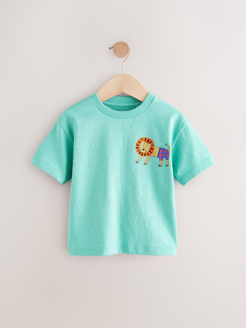 Футболка для мальчика Next E63-187, 5 шт., Синий, Серый, Красный