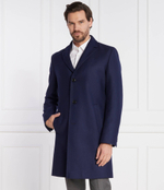 Хлопковое пальто malto HUGO - темно-синий(50501968)