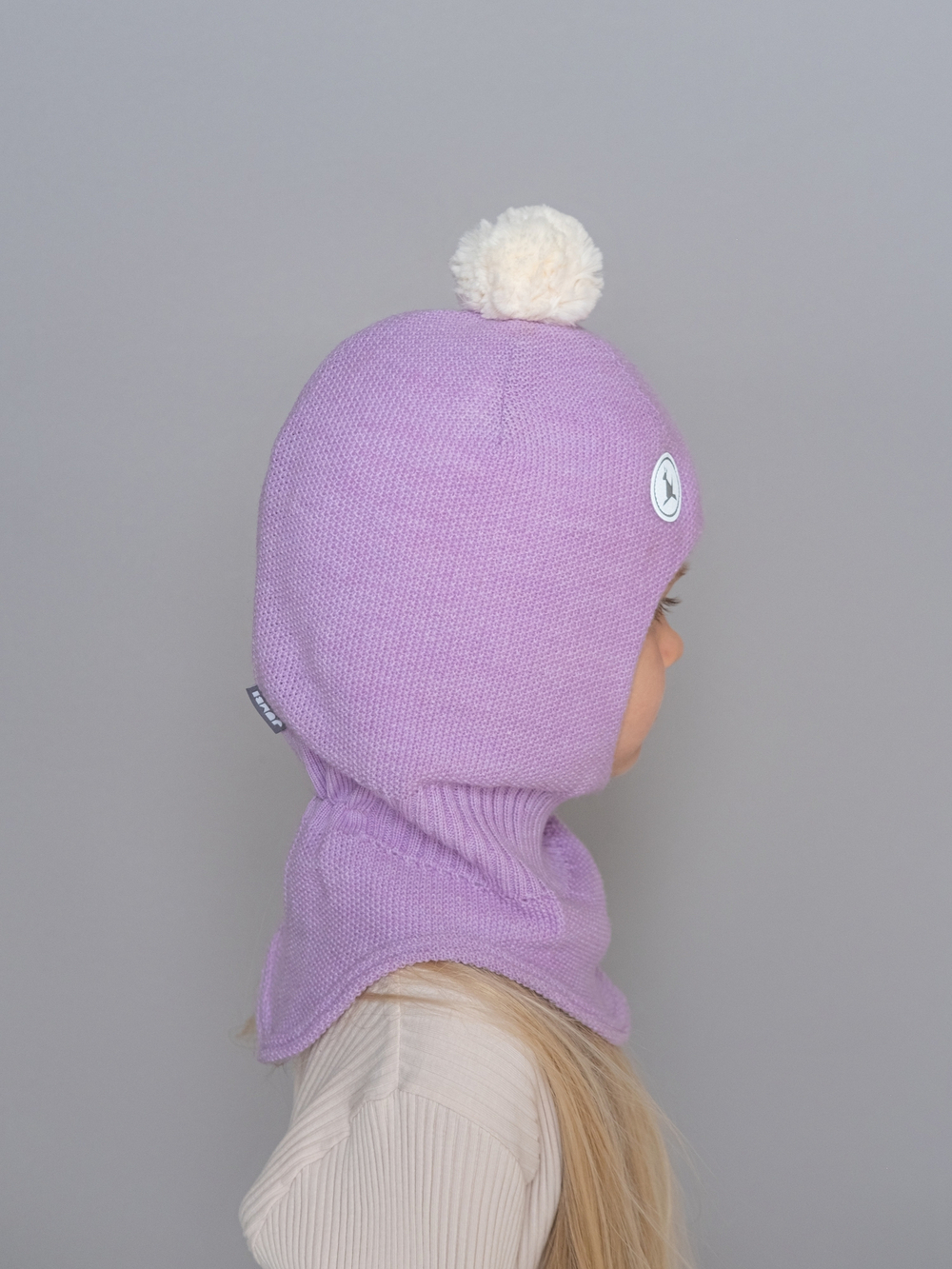 шапка шлем для девочки