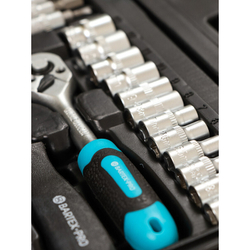Набор слесарных инструментов Bartex, 1/4", 6-гранные, CrV сталь, кейс, 29 пр, шт