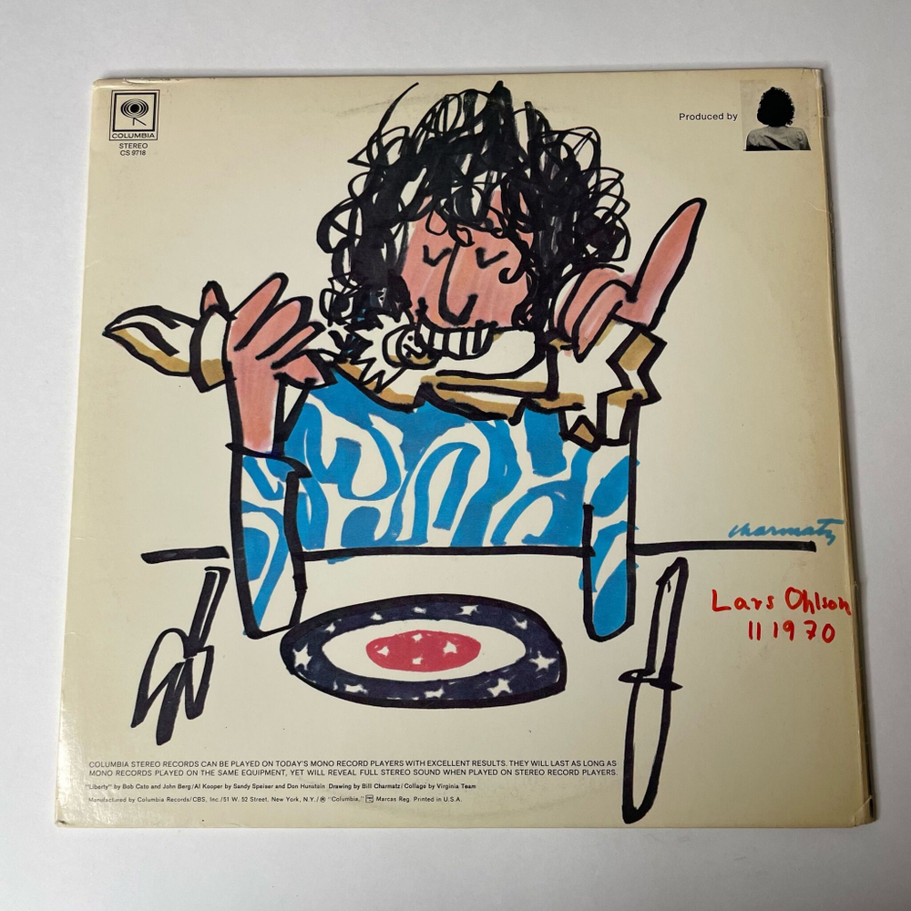 Винтажная виниловая пластинка LP Al Kooper I Stand Alone (USA 1968) Coloured Rain