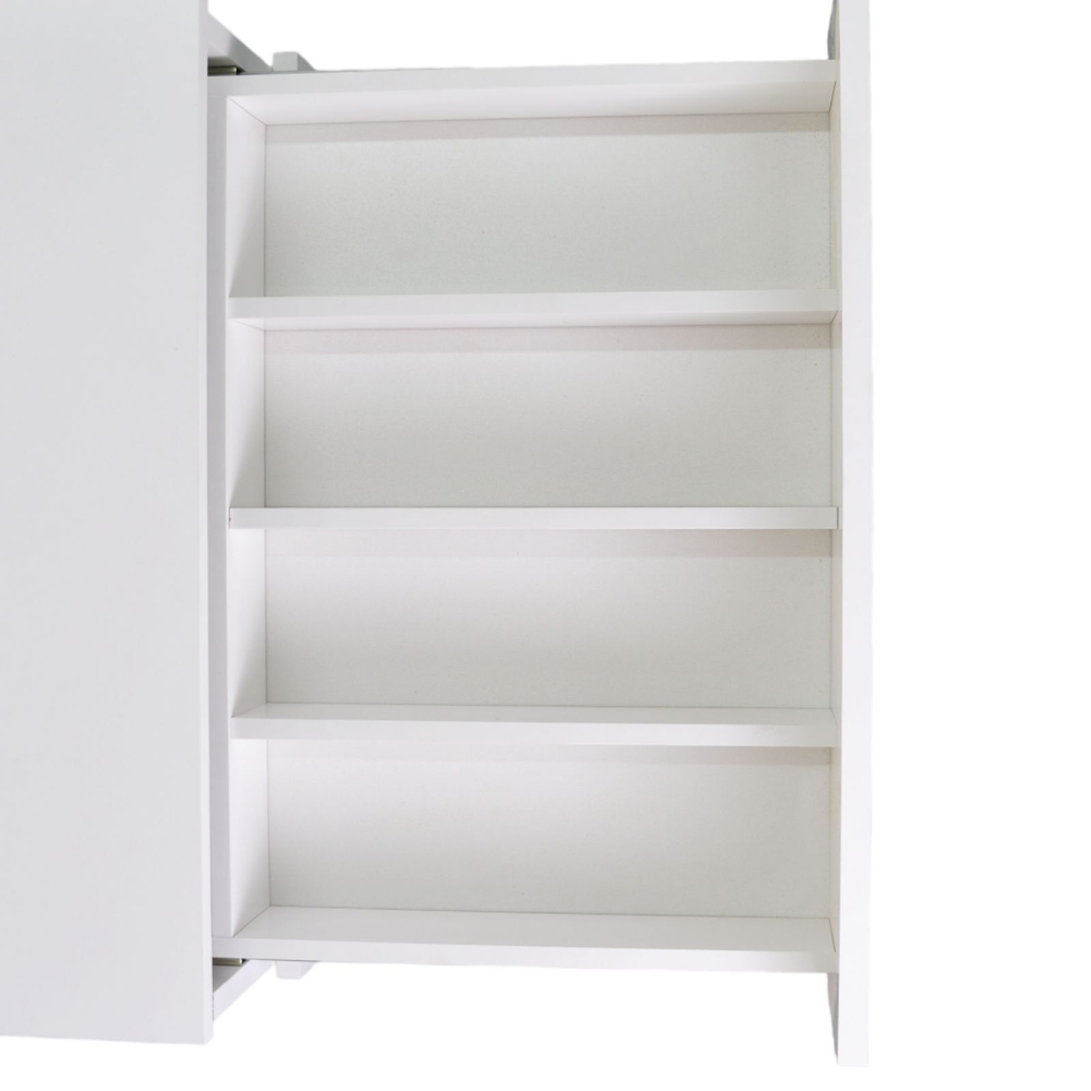 Комод белый Оланд без ручек 2 ящика для вещей и одежды с органайзерами для ящиков