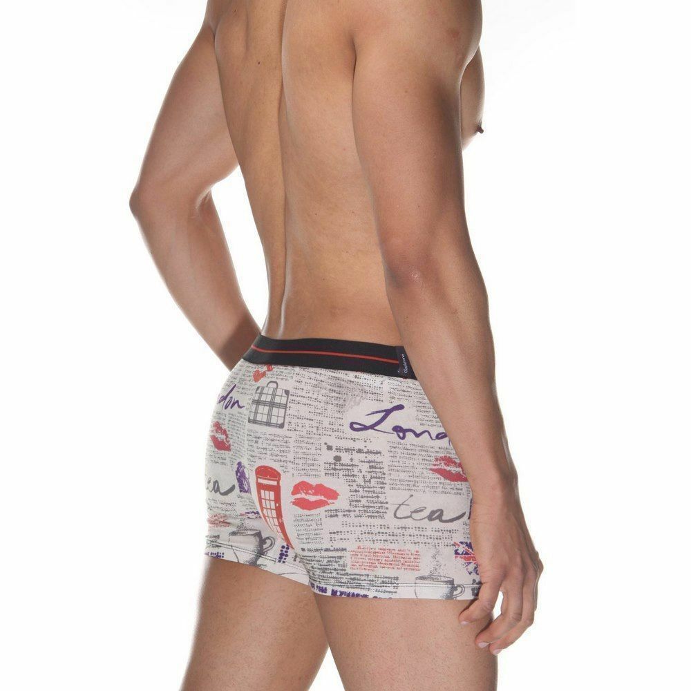 Трусы мужские боксеры белые с принтом DARKZONE DZN2071