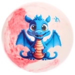 Мяч 22 см «Динозаврик» (60 гр.)