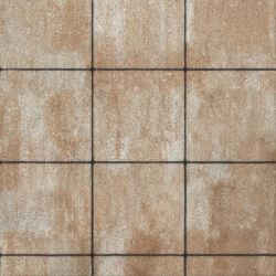 Тротуарная плитка КВАДРАТ 300х300 мм - Листопад гладкий Белый песок