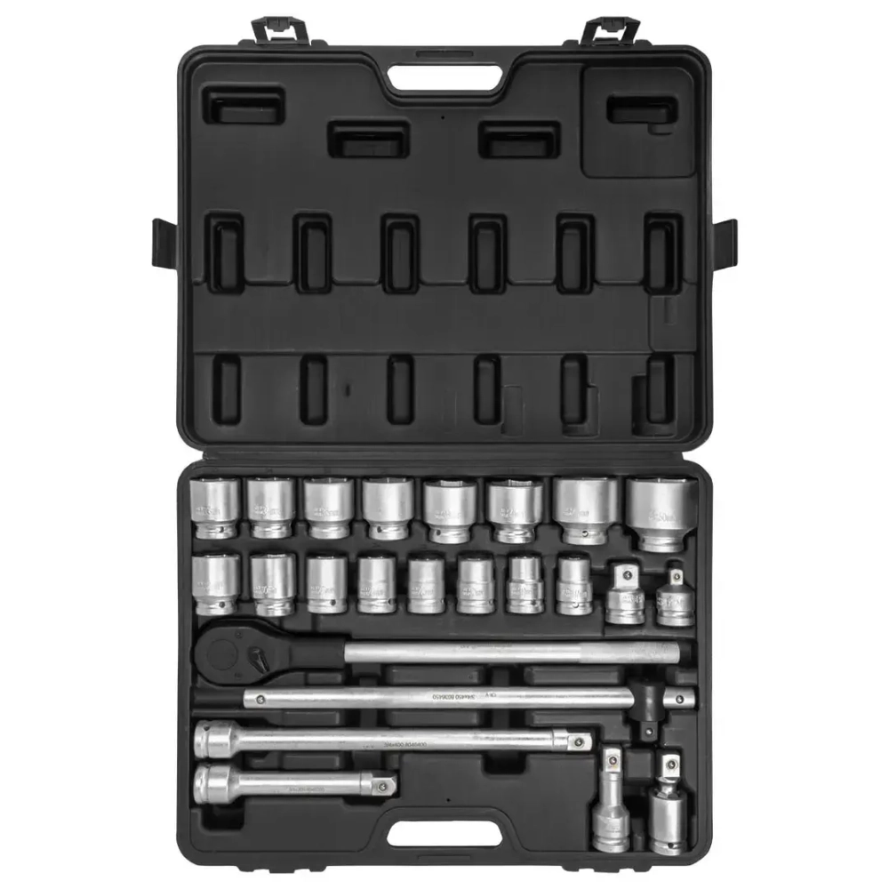Набор инструментов 24пр. 3/4''6гр.(17,19,21,22,24,27,30,32,33,34,35,36,38,41,46,50), в кейсе FORCEKRAFT FK-6241-5
