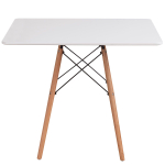 Стол LA ALTA EAMES DSW 90*90 белый
