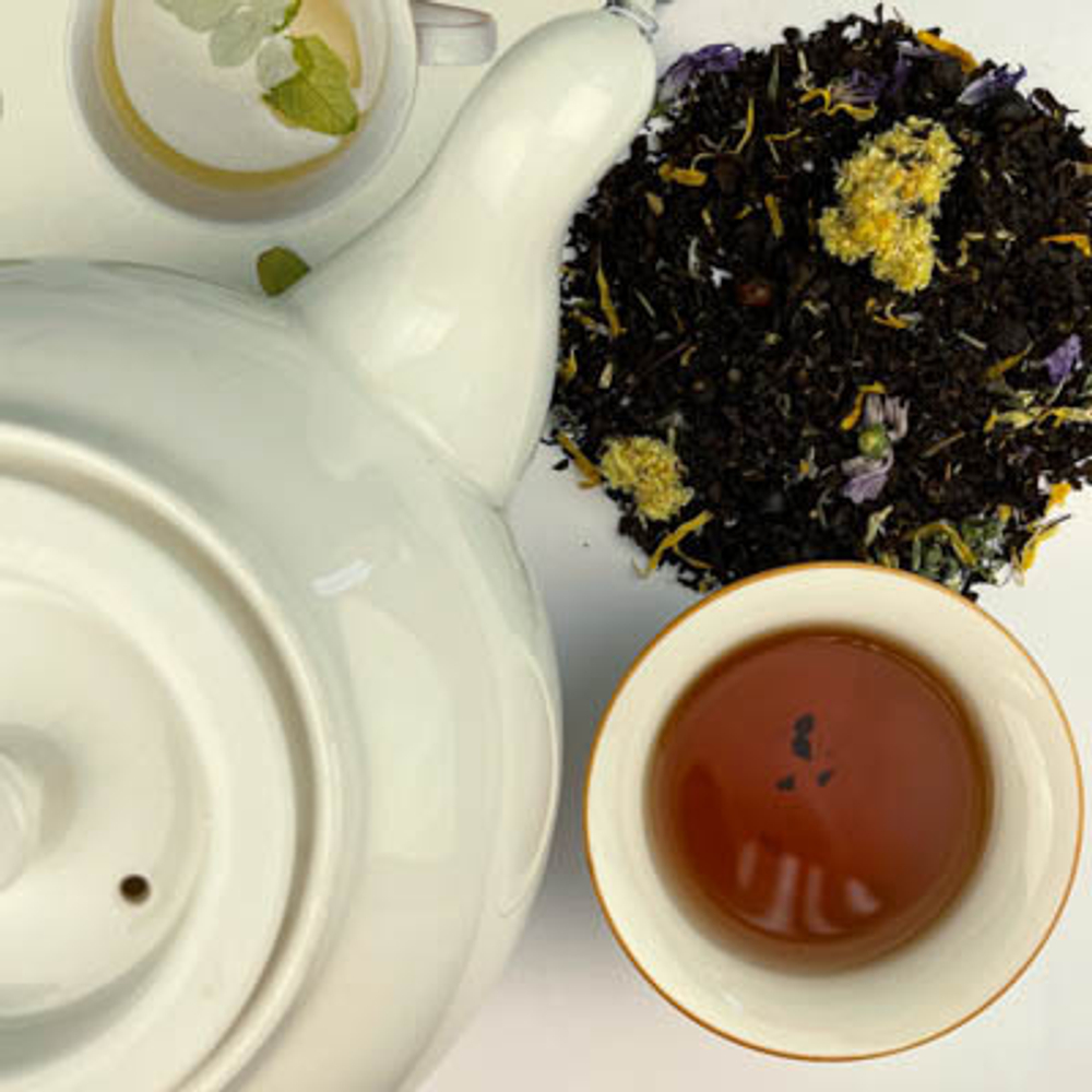 Черный чай BERRY-TEA "Звездное небо" | 18гр под стакан | Эконом