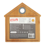 Доска разделочная 19,6*21*0,9см, бамбук силикон VETTA