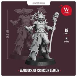 Миниатюра Warlock of Crimson Legion