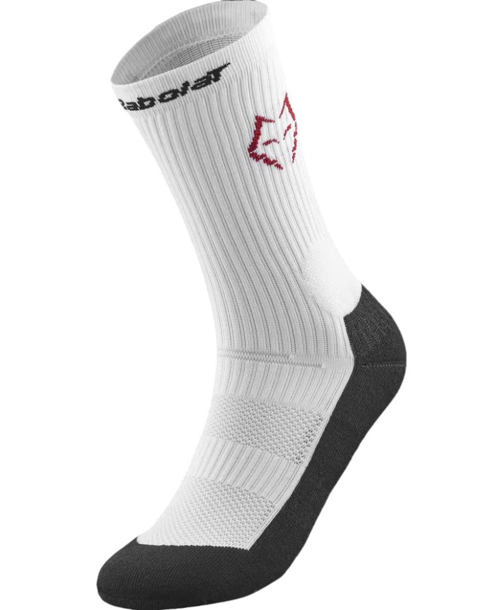 Теннисные носки Babolat Mid-Calf Socks Lebron 1P - белый
