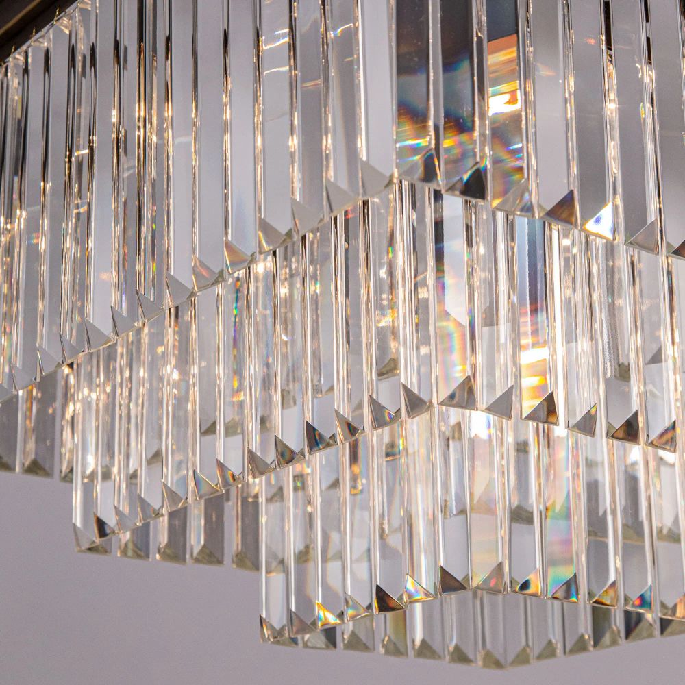 Citilux Мартин CL332231 Люстра хрустальная подвесная Прозрачная