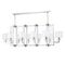 Подвесная люстра Crystal Lux Nicolas SP10 L1300 Nickel/White
