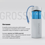 Унитаз подвесной Grossman impuls GR-5501 (590х360х385) безободковый,белый с тонкой крышкой,микролифт,1 место