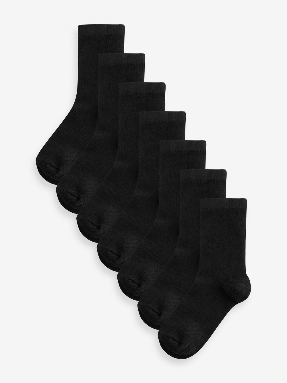 Носки хлопковые для мальчика Next 264-939, 7 шт., Черный