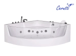 Ванна акриловая с гидромассажем CeruttiSpa С-401А 150x150 с гидромассажем белая