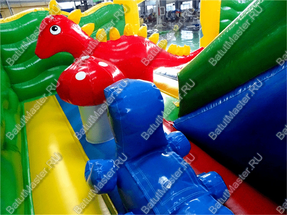 Большой надувной батут "Средневековье" 8*8*5 м