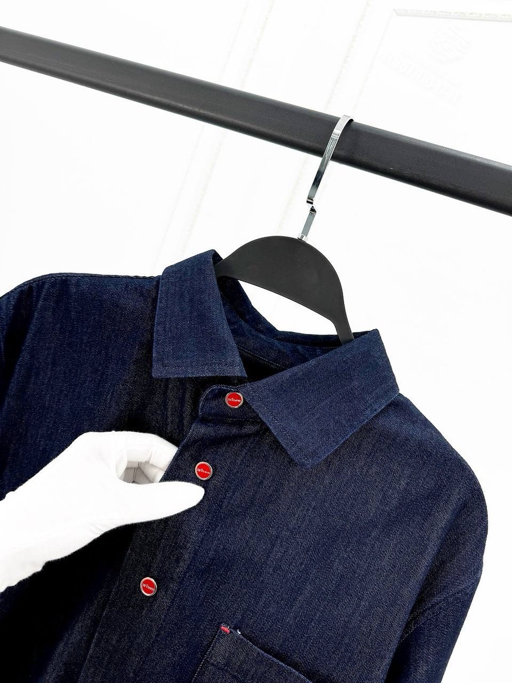 Джинсовая рубашка Kiton
