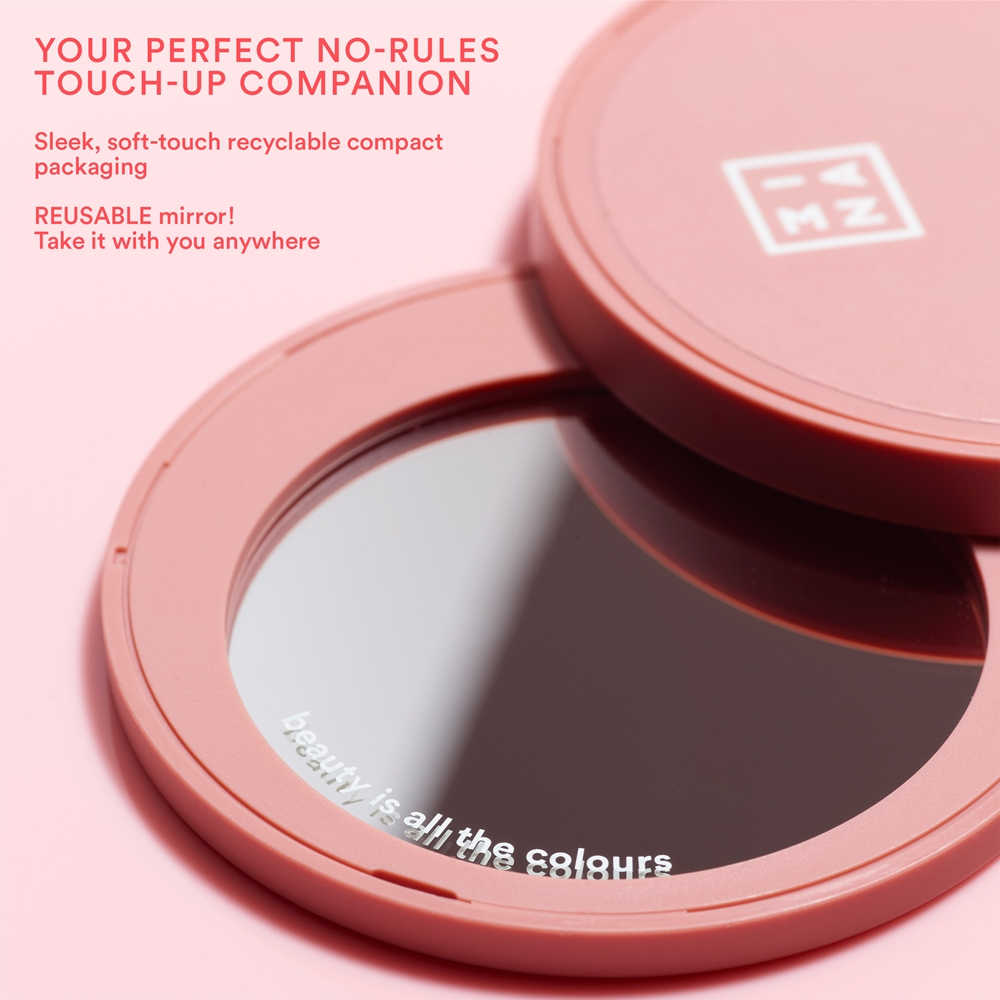 3INA The No-Rules Powder - Многофункциональный косметический продукт для макияжа глаз, губ и лица оттенок 210 - Light coral, matte, 8 g