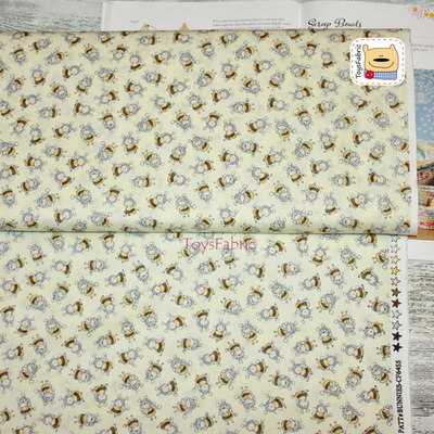 Ткань для пэчворка 20918 (пчёлы) 45х55см