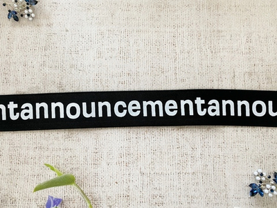 Резинка декоративная, ш. 4 см