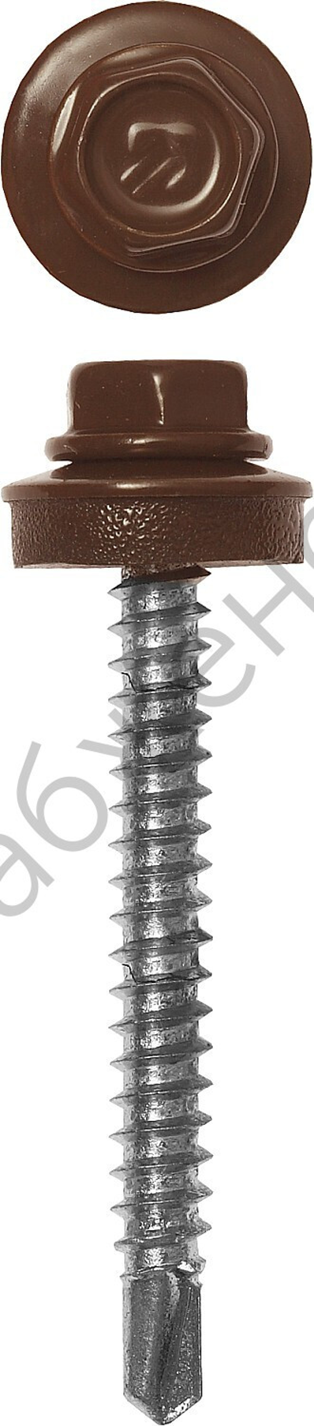 ЗУБР СКД 8017 35 х 4.8 мм, шок.-коричн., кровельный саморез, 380 шт (4-300315-48-035-8017)