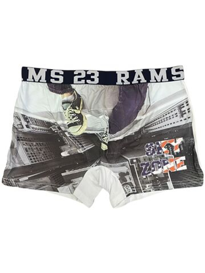 Мужские трусы боксеры белые с принтом, хлопок S/44, Primal