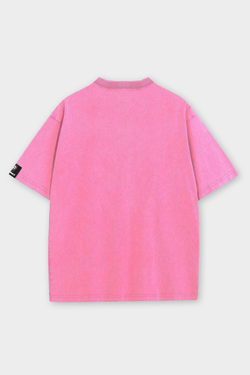 Футболка SHMOT "BLANK" GARMENT DYE Розовый