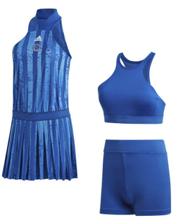 Женская Платье теннисное Adidas All-In-One Dress W - royal blue/white