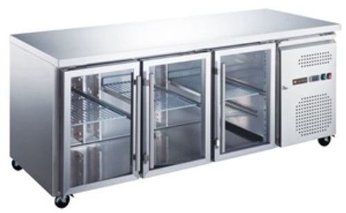 СТОЛ ХОЛОДИЛЬНЫЙ TATRA TRTGN3 TN G СТЕКЛЯННЫЕ ДВЕРИ