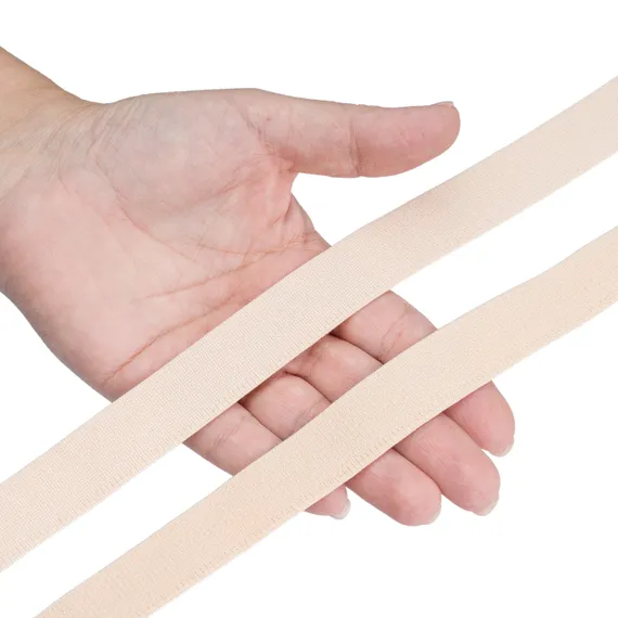 Резинка отделочная бежевая 20 мм (цв. 126), 530/20