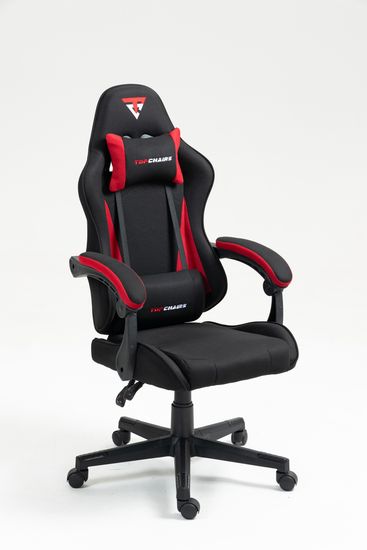 Кресло спортивное TopChairs Phantom черно-красный