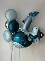 Воздушные шары для мальчика с цифрой 4 №8651