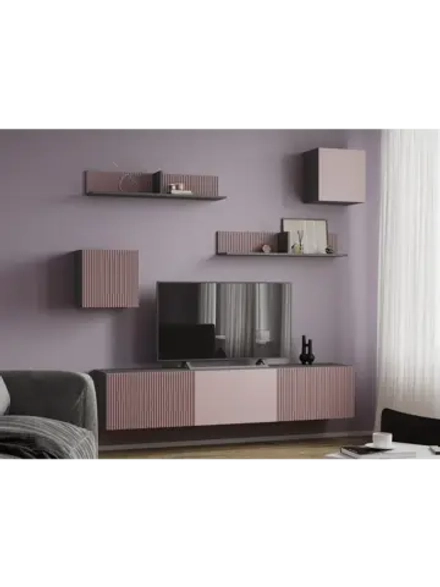 Тумба под телевизор подвесная 190,2х38х38,8 см