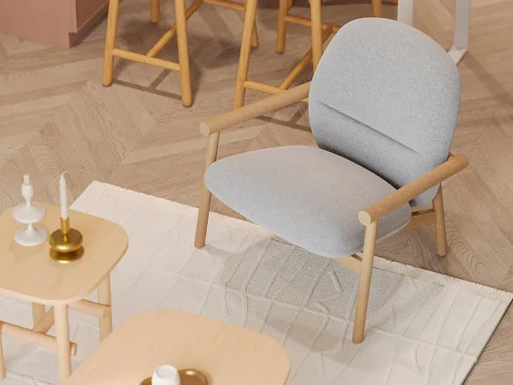 Ковер из новозеландской шерсти и хлопка Raipur из коллекции Ethnic, 120х180см