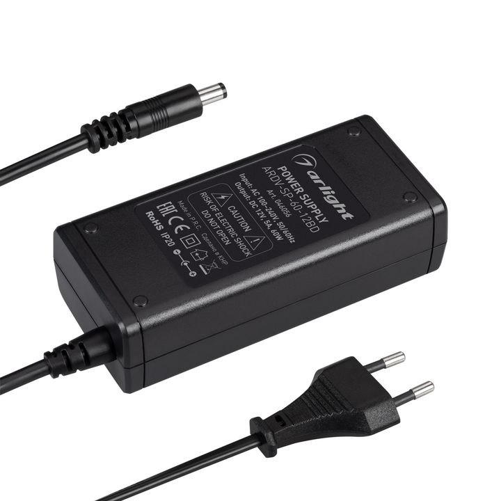 Блок питания ARDV-SP-60-12BD (12V, 5A, 60W) Arlight 046056