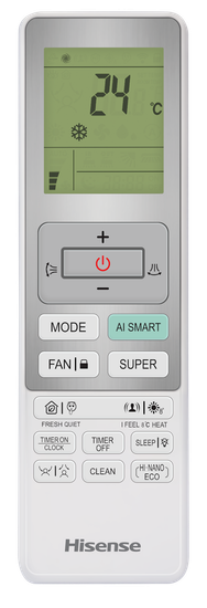 Инверторная сплит-система Hisense AIR SENSATION SUPERIOR DC Inverter AS-13UW4RXVQF00 (комплект)