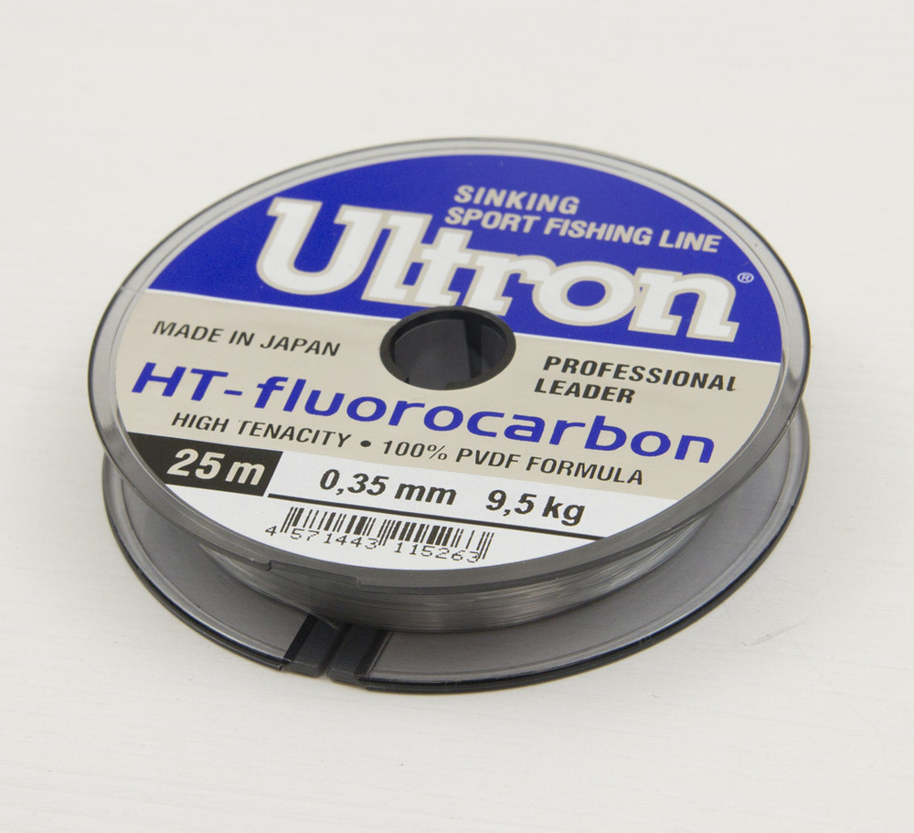 Поводковый флюрокарбоновый материал Ultron 25 м, 0,35 мм