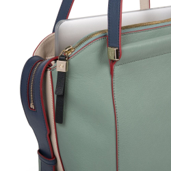 Сумка женская Piquadro Circle BD5389W92/BOBE бордовый/бежевый натур.кожа
