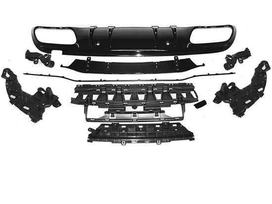 Диффузор GLOSSY BLACK SPORT для MERCEDES W205 18-