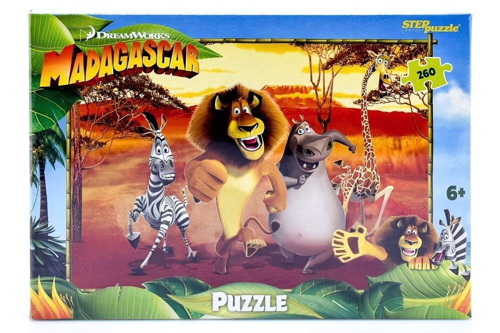 Пазл 260эл. "Мадагаскар 3" (Степ пазл)
