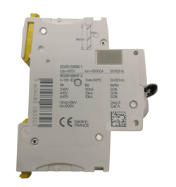 Автоматический выключатель Schneider Electric iC60H 2Р D 10A 10кА A9F85210 серия ACTI 9 ток расцепления D 10 ампер 2 полюса 10 килоампер