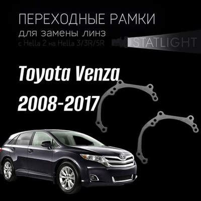 Переходные рамки для замены линз в фарах Toyota Venza 2008-2017 ксенон