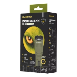 Фонарь Armytek Dobermann Pro Magnet USB, Теплый, Olive