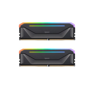 Оперативная память Apacer DDR5 32GB 6800MHz DIMM NOX RGB Black Gaming Memory (PC5-54400) CL36 1.4V Kit (2x16GB)