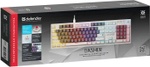 Клавиатура Defender Dasher GK-472 (45473) GREY-WHITE белый